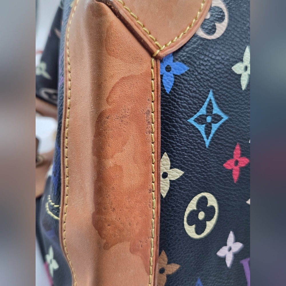 Louis Vuitton x Murakami URSULA Noir Black Multicolor Noir Shoulder Bag - Picture 12 of 14